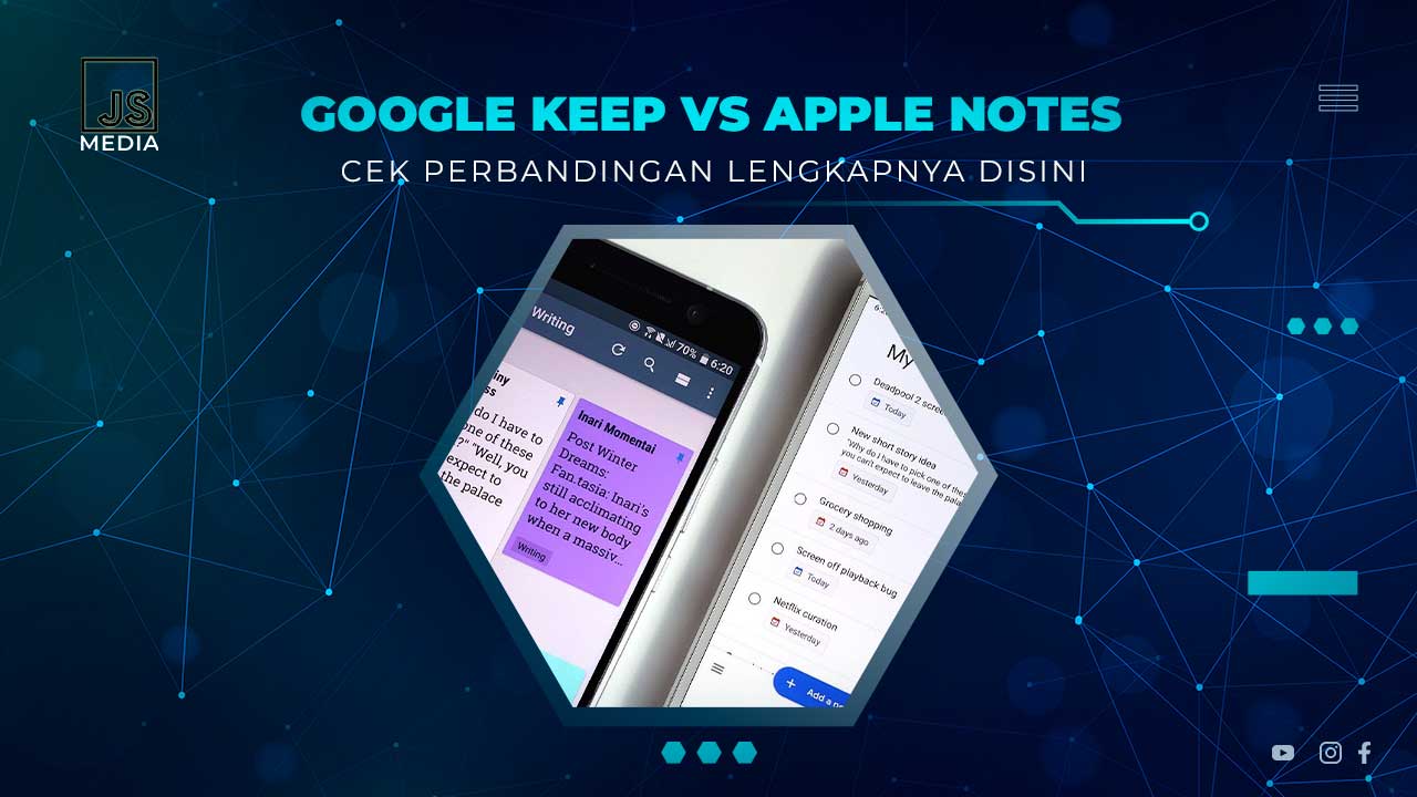 Perbedaan Google Keep dan Apple Notes, Mana yang Lebih Baik?