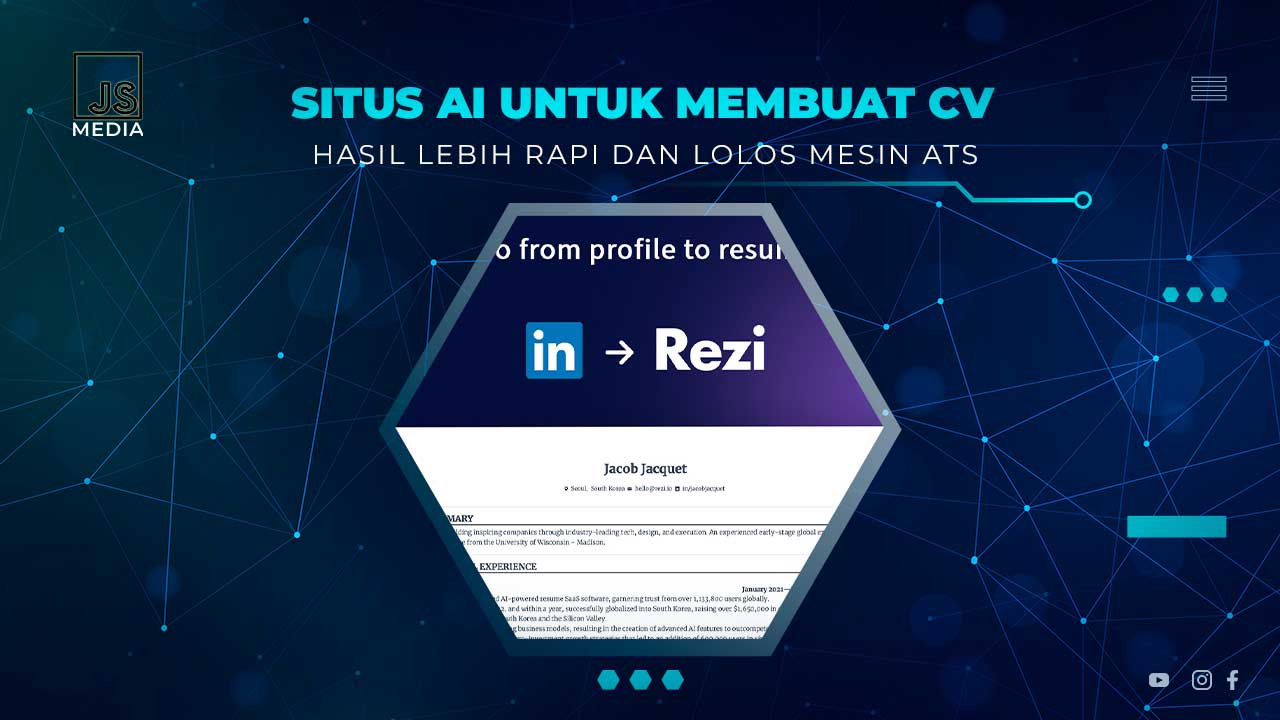6 situs AI untuk membuat resume profesional